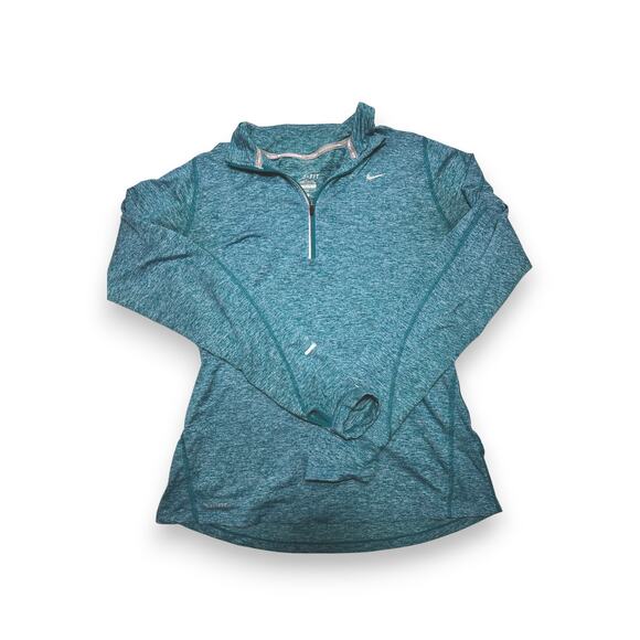 Nike Dri-Fit 1/4 Zip Top Bundle 2 Women's Pink + Teal Size Medium - Picture 10 of 13